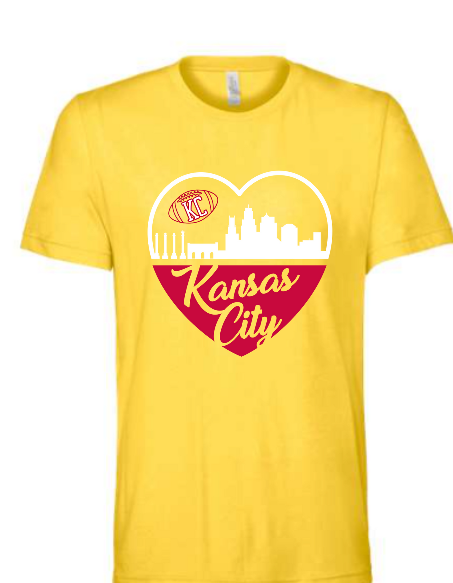 Kansas City Football Skyline