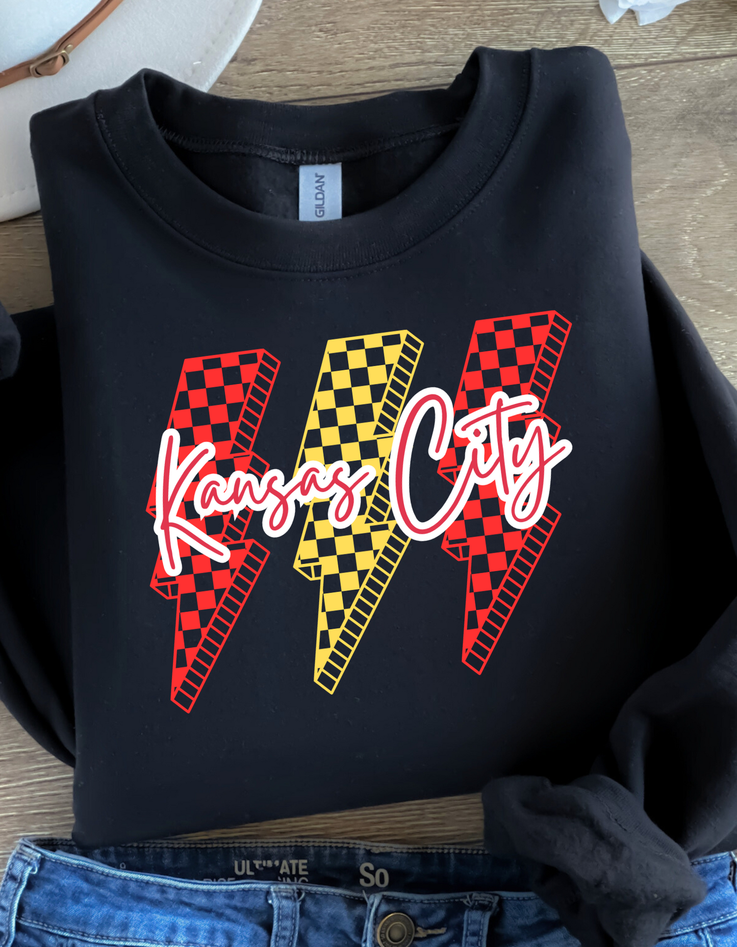 Chiefs Checkered Print