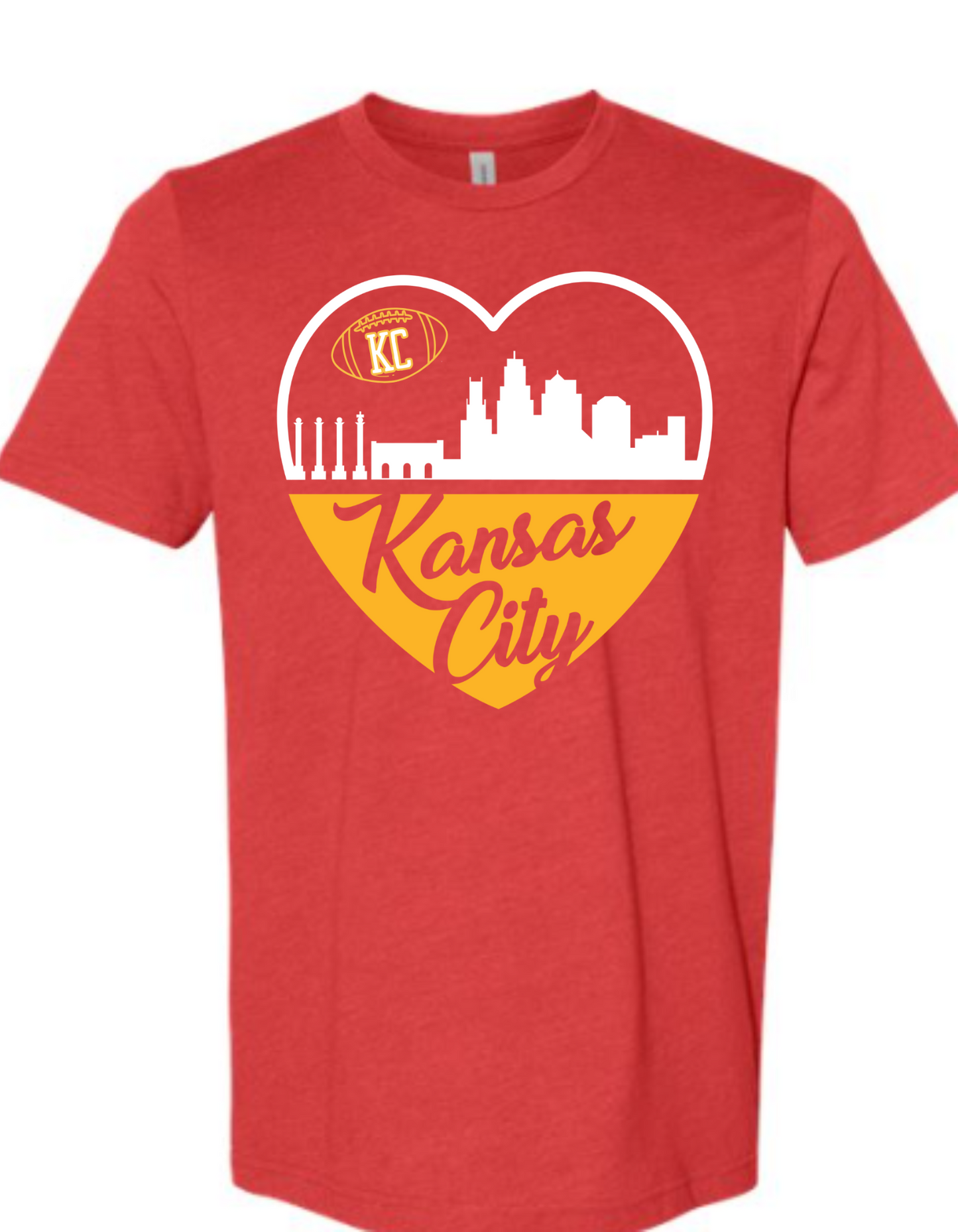 Kansas City Football Skyline