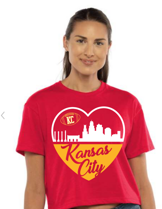 Kansas City Football Skyline